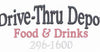 Drive-Thru Depot - $15.00 Certificate