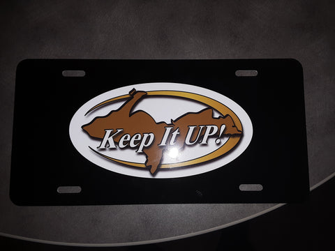 "Keep It UP" License Plate